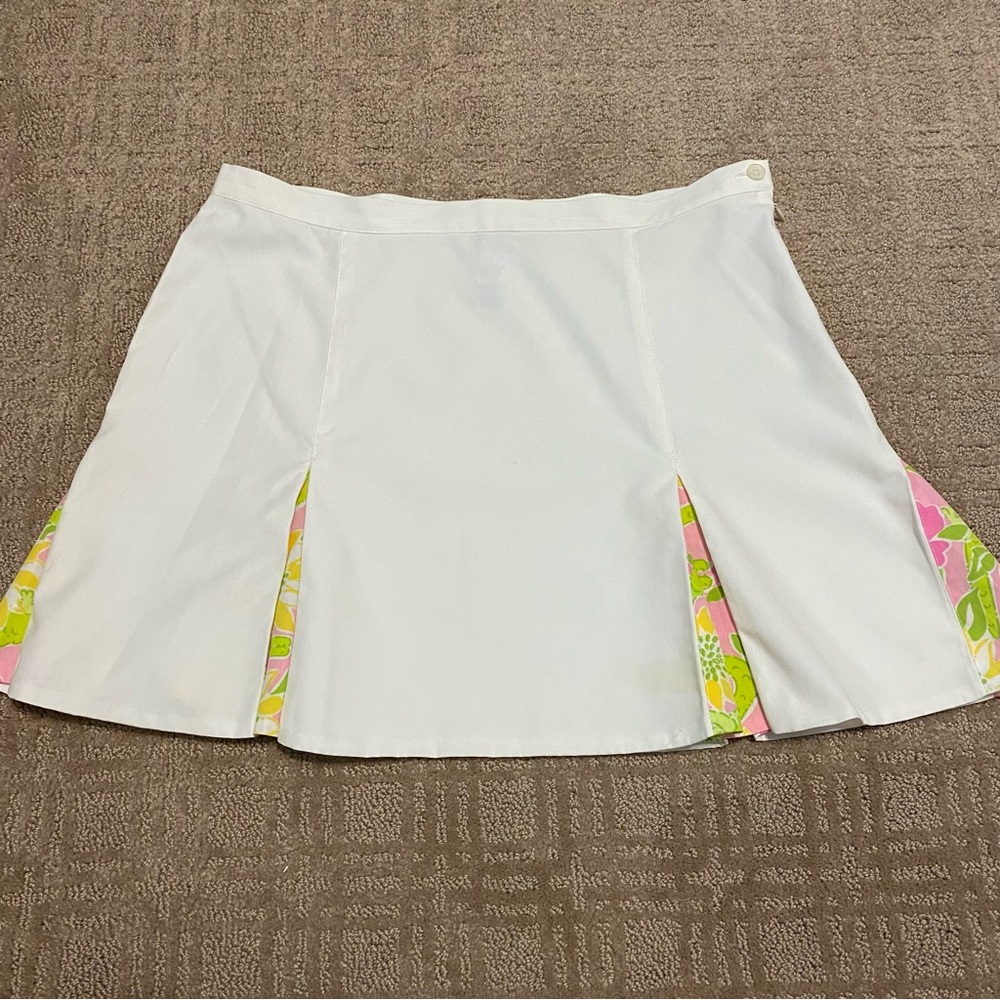 {Lilly Pulitzer} Lobb Mini Floral Tennis Skirt ~ Size 6 - Picture 4 of 16